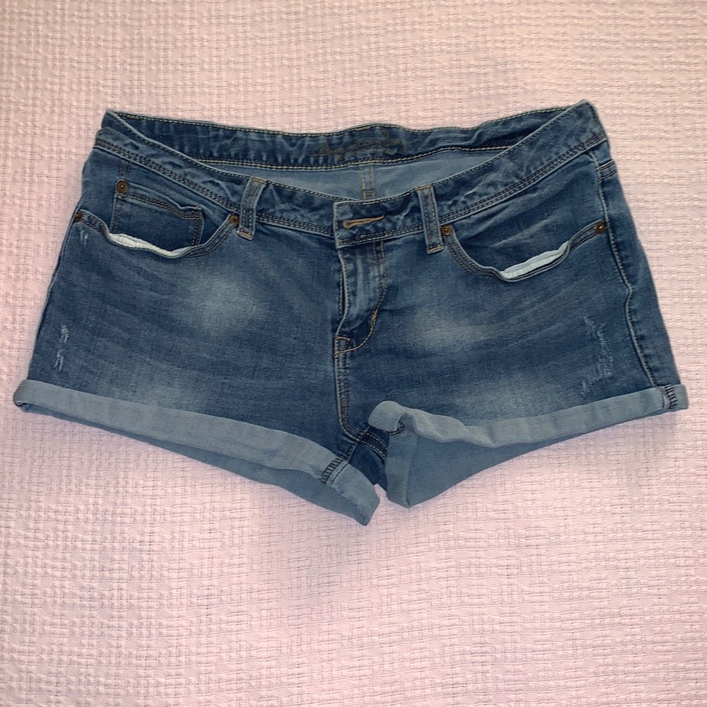 denim shorts